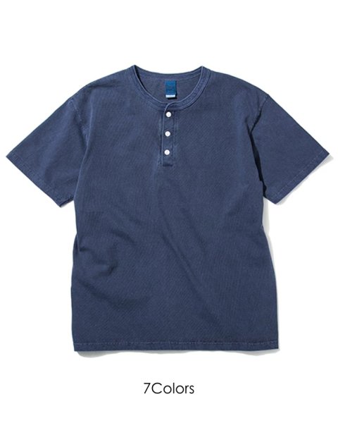 画像1: Good On（グッドオン）Short Sleeve Henley Neck Tee（ショートスリーブヘンリーネックTシャツ） / 7colors（全7色展開） (1)