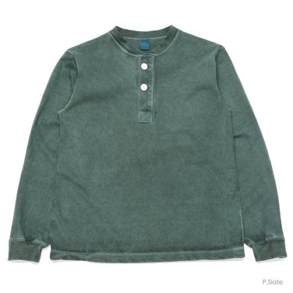 画像5: Good On（グッドオン）Long Sleeve Heavy Henley Neck Tee（ロングスリーブヘビーヘンリーネックTシャツ） / 7colors（全7色展開） (5)