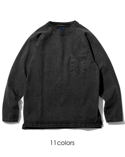 画像1: Good On（グッドオン）Long Sleeve Heavy Raglan Pocket Tee（ロングスリーブヘビーラグランポケットTシャツ）/ 11colors（全11色展開） (1)