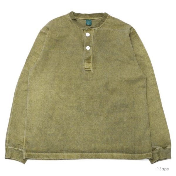 画像4: Good On（グッドオン）Long Sleeve Heavy Henley Neck Tee（ロングスリーブヘビーヘンリーネックTシャツ） / 7colors（全7色展開） (4)