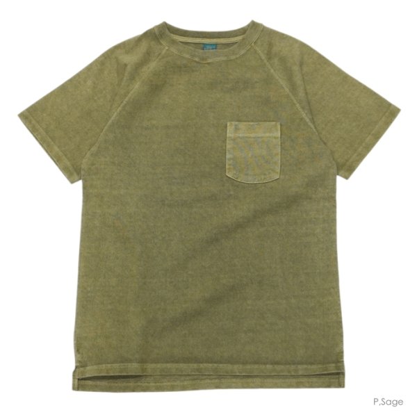 画像7: Good On（グッドオン）Short Sleeve Heavy Raglan Pocket Tee（ショートスリーブヘビーラグランポケットTシャツ）"Washed" / 10 Colors（全10色展開） (7)