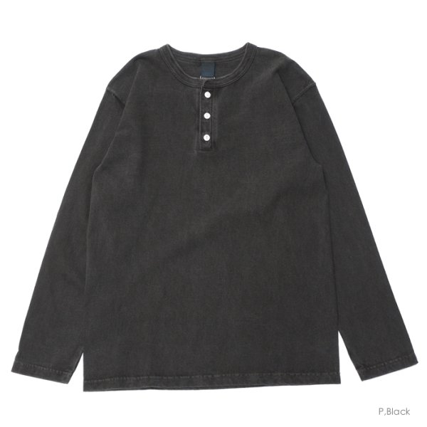 画像6: Good On（グッドオン）Long Sleeve Henley Neck Tee（ロングスリーブヘンリーネックTシャツ）/ 6colors（全6色展開） (6)