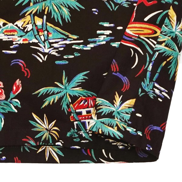 画像5: BARNS OUTFITTERS （バーンズアウトフィッターズ） ALOHA SHIRT （アロハシャツ）/ Brown（ブラウン） (5)