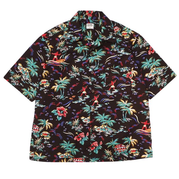 画像1: BARNS OUTFITTERS （バーンズアウトフィッターズ） ALOHA SHIRT （アロハシャツ）/ Brown（ブラウン） (1)