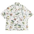 画像1: BARNS OUTFITTERS （バーンズアウトフィッターズ） ALOHA SHIRT （アロハシャツ）/ White（ホワイト） (1)