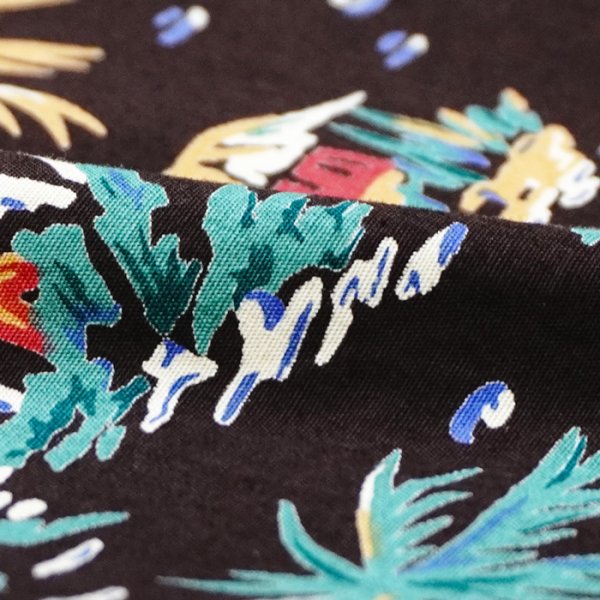 画像6: BARNS OUTFITTERS （バーンズアウトフィッターズ） ALOHA SHIRT （アロハシャツ）/ Brown（ブラウン） (6)