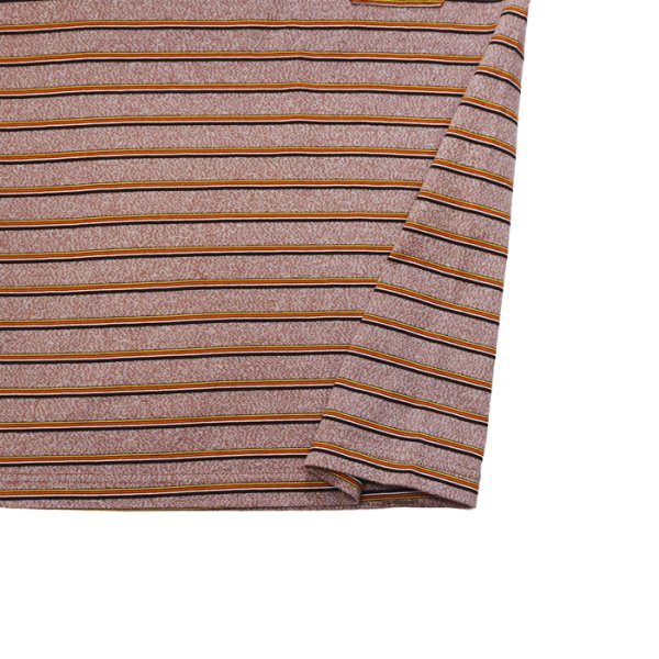 画像5: Nigel Cabourn（ナイジェル・ケーボン）7.8oz BORDER HALF SLEEVE T-SHIRT（7.8ozボーダーハーフスリーブTシャツ）/ L,BROWN（ライトブラウン） (5)