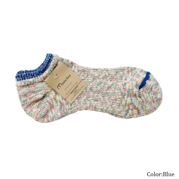 画像6: Mauna Kea（マウナケア）トップ切替リップルスニーカーソックス / 5Colors（全5色展開）※3足までメール便発送可 (6)