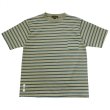 画像1: Nigel Cabourn（ナイジェル・ケーボン）7.8oz BORDER HALF SLEEVE T-SHIRT（7.8ozボーダーハーフスリーブTシャツ）/ GREEN（グリーン） (1)