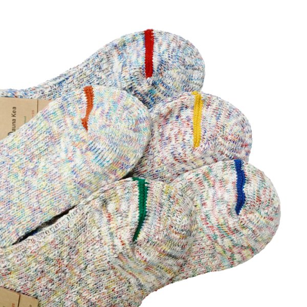 画像2: Mauna Kea（マウナケア）トップ切替リップルスニーカーソックス / 5Colors（全5色展開）※3足までメール便発送可 (2)