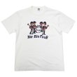 画像2: BARNS OUTFITTERS (バーンズアウトフィッターズ) "STANDARD" TSURI-AMI Crew Print T-Shirt (吊り編みクループリントTシャツ) / White（ホワイト）・Grey (グレー) (2)