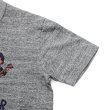 画像6: BARNS OUTFITTERS (バーンズアウトフィッターズ) "STANDARD" TSURI-AMI Crew Print T-Shirt (吊り編みクループリントTシャツ) / White（ホワイト）・Grey (グレー) (6)
