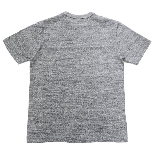 画像4: BARNS OUTFITTERS (バーンズアウトフィッターズ) "STANDARD" TSURI-AMI Crew Print T-Shirt (吊り編みクループリントTシャツ) / White（ホワイト）・Grey (グレー) (4)