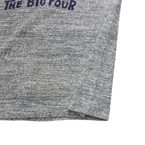 画像7: BARNS OUTFITTERS (バーンズアウトフィッターズ) "STANDARD" TSURI-AMI Crew Print T-Shirt (吊り編みクループリントTシャツ) / White（ホワイト）・Grey (グレー) (7)