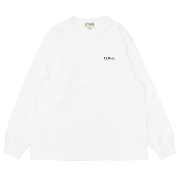 画像1: L.L.Bean Japan Edition（エルエルビーン ジャパンエディション）Union Long Sleeve Tee（ユニオン ロングスリーブT）/ White（ホワイト） (1)
