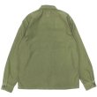 画像2: F.O.B FACTORY（エフオービーファクトリー）FATIGUE SHIRT JACKET（ファティーグシャツジャケット）"Vatdye Back Sateen" / Olive（オリーブ） (2)
