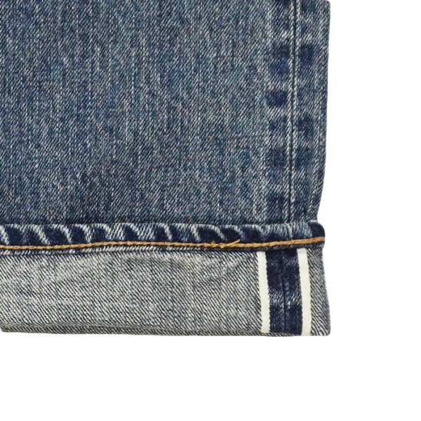 画像6: F.O.B FACTORY（エフオービーファクトリー）SELVEDGE 66 DENIM 5P（セルヴィッチ66デニム5P）"13oz Selvedge Denim" / Used（ユーズド加工）【裾上げ無料】 (6)