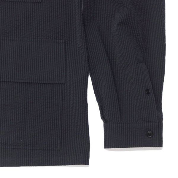 画像5: KAPTAIN SUNSHINE（キャプテンサンシャイン）Safari Shirt Jacket（サファリシャツジャケット）/ Navy Black （ネイビーブラック） (5)