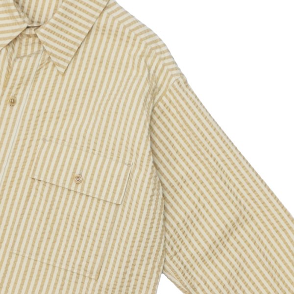 画像4: KAPTAIN SUNSHINE（キャプテンサンシャイン）Safari Shirt Jacket（サファリシャツジャケット）/ Golden Ecru（ゴールデンエクリュ） (4)