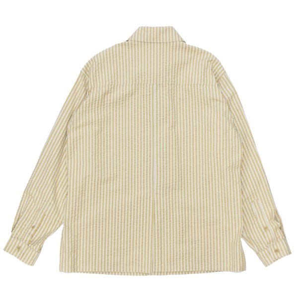 画像2: KAPTAIN SUNSHINE（キャプテンサンシャイン）Safari Shirt Jacket（サファリシャツジャケット）/ Golden Ecru（ゴールデンエクリュ） (2)