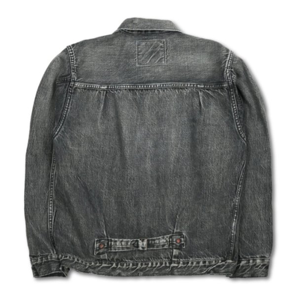 画像2: FULLCOUNT（フルカウント） Type 1 Black Denim Jacket Dartford（ブラックデニムダートフォード） /Black Indigo Blue（インディゴブルー） (2)