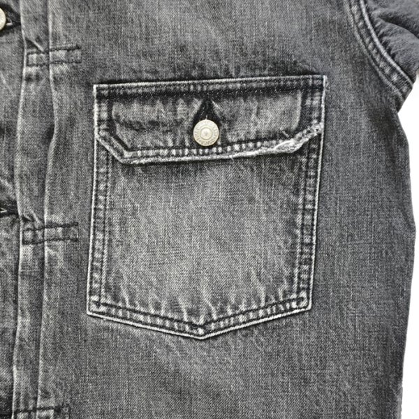 画像6: FULLCOUNT（フルカウント） Type 1 Black Denim Jacket Dartford（ブラックデニムダートフォード） /Black Indigo Blue（インディゴブルー） (6)