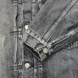 画像7: FULLCOUNT（フルカウント） Type 1 Black Denim Jacket Dartford（ブラックデニムダートフォード） /Black Indigo Blue（インディゴブルー） (7)