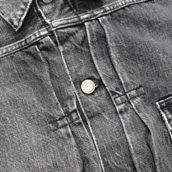 画像8: FULLCOUNT（フルカウント） Type 1 Black Denim Jacket Dartford（ブラックデニムダートフォード） /Black Indigo Blue（インディゴブルー） (8)