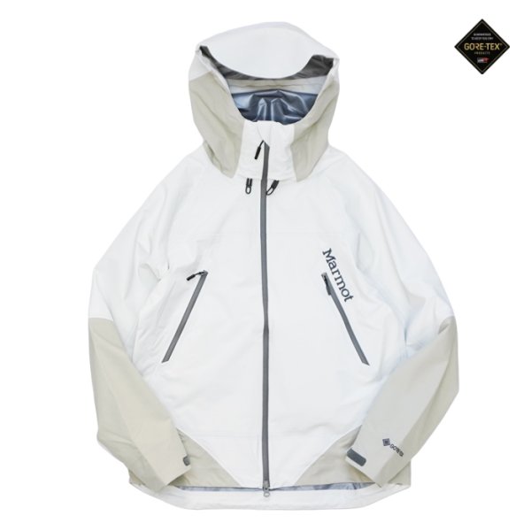 画像1: Marmot（マーモット）GTX Frey Jacket（ゴアテックスフレイジャケット）"GORE-TEX Preformance Fabric" / White×Beige（ホワイト×ベージュ） (1)