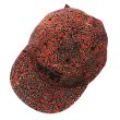 画像4: DECHO（デコー）6PANEL CAP BUCKLE （6パネルキャップ バックル）"Fabric by KARDO" / Red（レッド） (4)