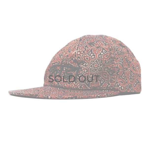 画像1: DECHO（デコー）6PANEL CAP BUCKLE （6パネルキャップ バックル）"Fabric by KARDO" / Red（レッド） (1)
