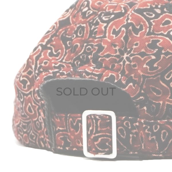 画像5: DECHO（デコー）6PANEL CAP BUCKLE （6パネルキャップ バックル）"Fabric by KARDO" / Red（レッド） (5)