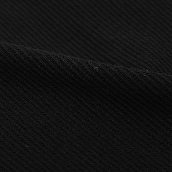 画像6: blurhms ROOTSTOCK（ブラームスルーツストック）Rough&Smooth Thermal Pullover（ラフ&スムースサーマルプルオーバー）/ Black（ブラック） (6)