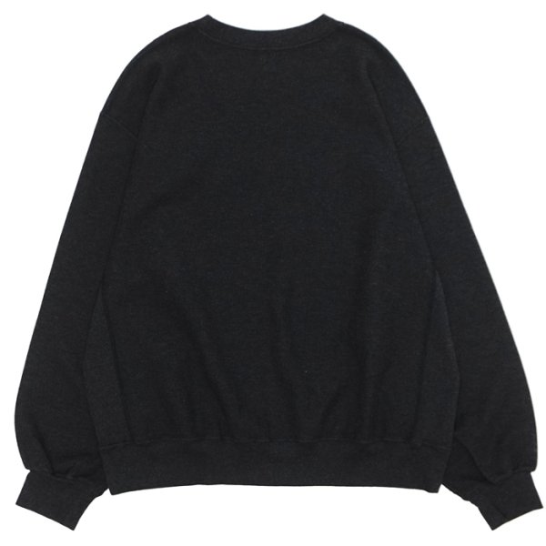 画像2: blurhms ROOTSTOCK（ブラームスルーツストック）Rough&Smooth Thermal Pullover（ラフ&スムースサーマルプルオーバー）/ Heather Charcoal（ヘザーチャコール） (2)