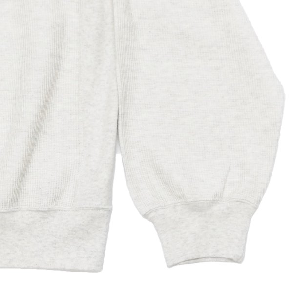 画像5: blurhms ROOTSTOCK（ブラームスルーツストック）Rough&Smooth Thermal Pullover（ラフ&スムースサーマルプルオーバー）/ Heather Oatmeal（ヘザーオートミール） (5)