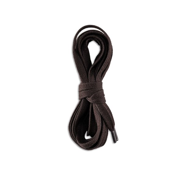画像1: RED WING（レッドウィング）FLAT WAXED SHOE LACES（フラットワックスドシューレース）122cm（7ホール対応）/Brown（ブラウン）※メール便発送可※ (1)
