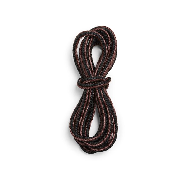 画像1: RED WING（レッドウィング）TASLAN SHOE LACES（タスランシュ－レース）122cm,137cm/Black×Brown（ブラック×ブラウン）※メール便発送可※ (1)