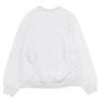 画像2: blurhms ROOTSTOCK（ブラームスルーツストック）Soft&Hard Sweat Crew Neck Pullover（ソフト&ハードスウェットクルーネックプルオーバー）/ Heather White（ヘザーホワイト） (2)
