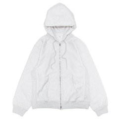 blurhms ROOTSTOCK（ブラームスルーツストック）Soft&Hard Sweat Hoodie Zip（ソフト&ハードスウェットフーディジップ）/ Heather White（ヘザーホワイト）