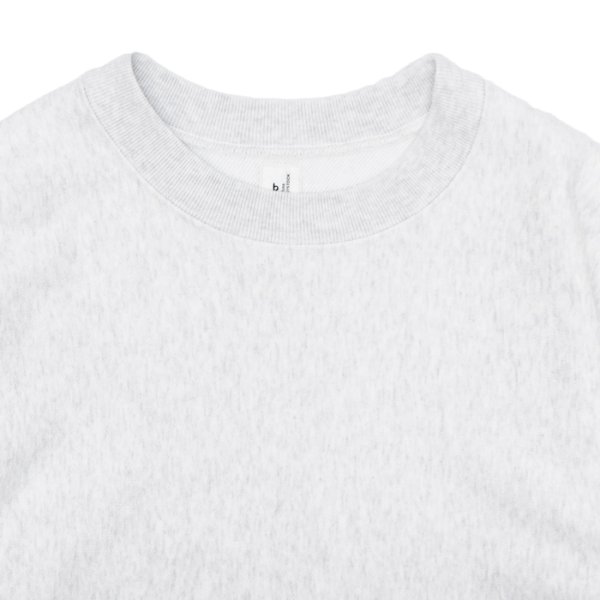 画像3: blurhms ROOTSTOCK（ブラームスルーツストック）Soft&Hard Sweat Crew Neck Pullover（ソフト&ハードスウェットクルーネックプルオーバー）/ Heather White（ヘザーホワイト） (3)