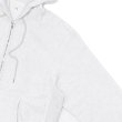 画像4: blurhms ROOTSTOCK（ブラームスルーツストック）Soft&Hard Sweat Hoodie Zip（ソフト&ハードスウェットフーディジップ）/ Heather White（ヘザーホワイト） (4)