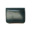 画像2: WILD SWANS（ワイルドスワンズ）CASA（カーサ）コンパクトウォレット/Green（グリーン）"シェルコードバン"×Natural-UN（ナチュラル）"バットストリップナチュラルアングレイズド"  (2)