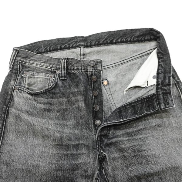 画像5: FULLCOUNT（フルカウント）#1101BKHW Straight Black Denim Dartford（ストレートブラックデニムダートフォード）13.7oz Original Selvedge Black Denim" / Black（ブラック）【裾上げ無料】 (5)