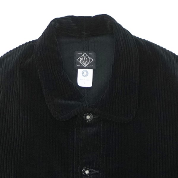 画像3: Post O'Alls（ポストオーバーオールズ）POST Chinois Travail 2（ポストシノワトラバイル 2 ） "Carpet Cords" / Black（ブラック） (3)