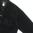 画像4: Post O'Alls（ポストオーバーオールズ）POST Chinois Travail 2（ポストシノワトラバイル 2 ） "Carpet Cords" / Black（ブラック） (4)
