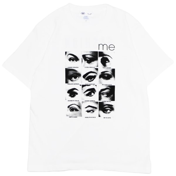 画像1: me（ミー） EYES T-shirts（アイズTシャツ） / White（ホワイト） (1)