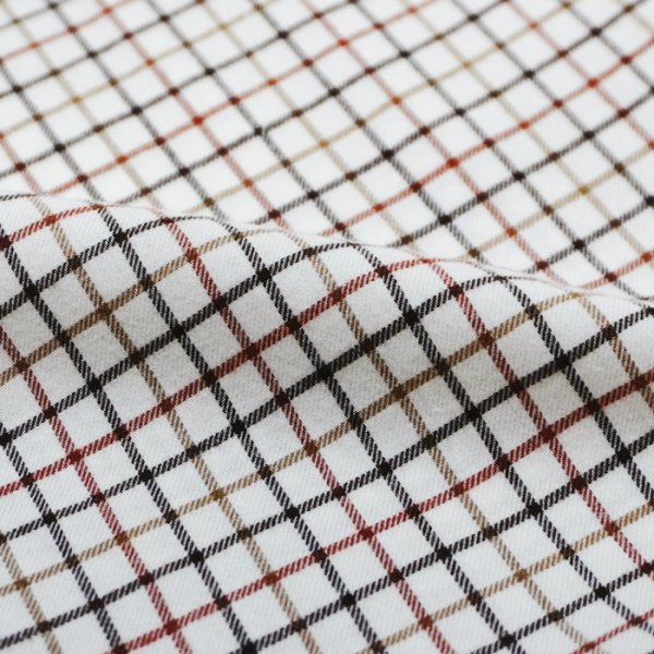 画像6: ENGINEERED GARMENTS（エンジニアードガーメンツ）19 Century BD Shirt（19 センチュリーボタンダウンシャツ）"Brushed Cotton Tattersall" / Brown（ブラウン） (6)
