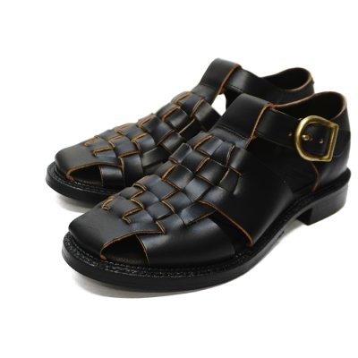 画像1: Rutt shoes(ラッドシューズ)RAMSEY(ラムジー)GURKA SANDALS / Black(ブラック)