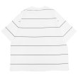 画像2: EVCON（エビコン）BORDER WIDE S/S TEE（ボーダーワイドショートスリーブTシャツ） / White（ホワイト） (2)