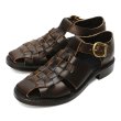 画像2: Rutt shoes（ラッドシューズ）RAMSEY（ラムジー）GURKA SANDALS / Brown（ブラウン） (2)